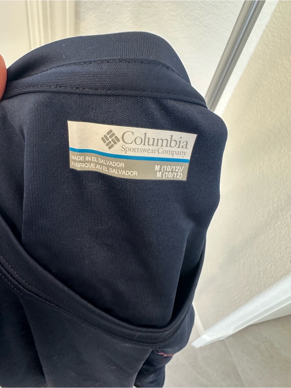 NWT Kids Columbia Navy Long Sleeve Fish Flag Shirt size M 10/12 - Picture 4 of 6